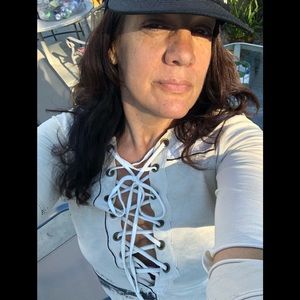 Skull print detailed sexy long slve cotton hoodie